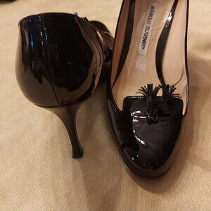 MANOLO BLAHNIK BLACK SHOES